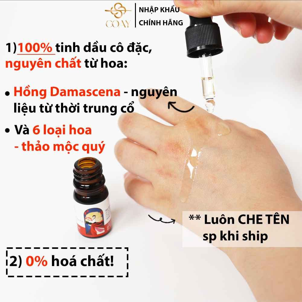 Tinh dầu hoa, ủ và dưỡng thơm vùng kín COAY , nước hoa nữ thơm lâu