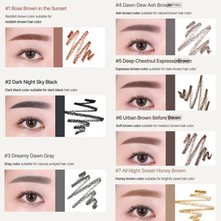[NEW 2023] Chì kẻ mày INNISFREE Flat Eyebrow Pencil