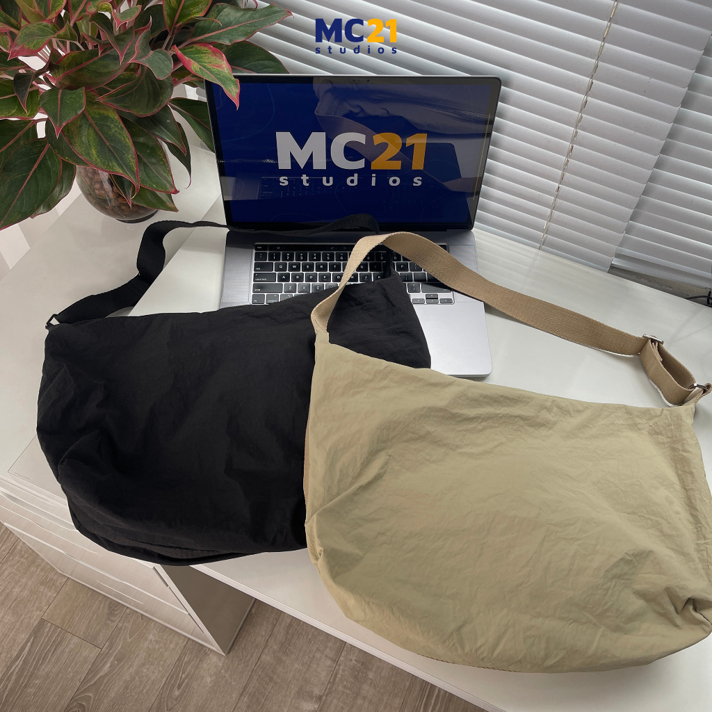 Túi đeo vai MC21.STUDIOS hoặc đeo chéo Unisex Ulzzang Streetwear Hàn Quốc chất dù xịn không bong tróc T3702