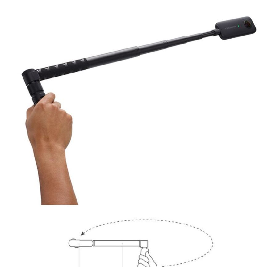 Tripod Bullet và gậy tàng hình 1.2m dành cho insta360 tạo thước phim độc đáo