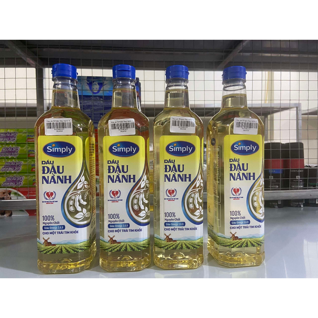 Dầu  Simply đậu nành 1 lít