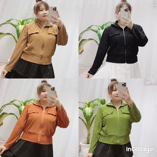 ÁO KHOÁC PHOM LỮNG CHẤT THUN XỐP BigSiZe Nữ từ 60-95kg