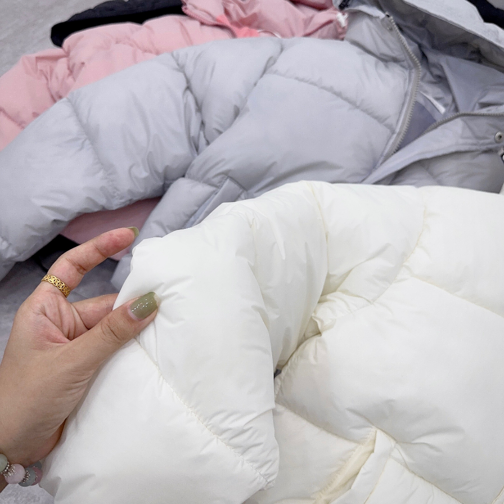 Áo khoác phao quảng châu kiểu dáng basix ,chất gió mềm nhồi bông 3 lớp mẫu mới  2024