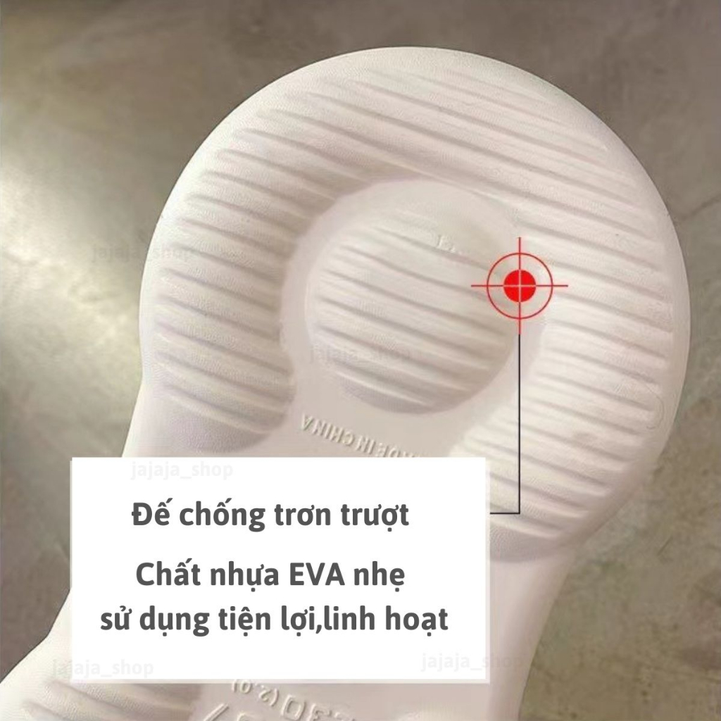 Dép bánh mì quai ngang,dép nữ thời trang,dép quai ngang hình đôi mắt dễ thương,chất liệu EVA  bền đẹp,đi êm chân ạ