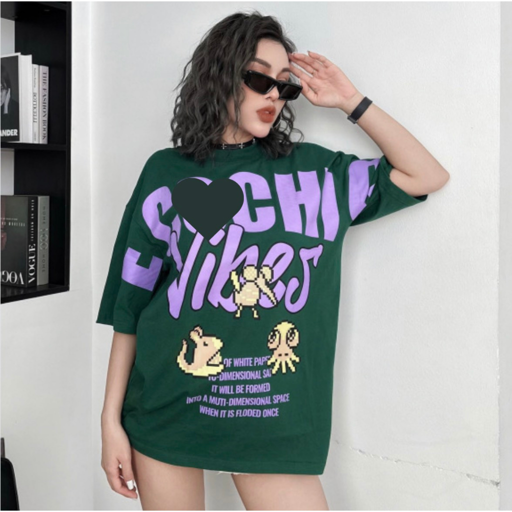 Áo Thun ÊCÔIC Nam Nữ Unisex Áo Phông Form Rộng Tay Lỡ, AT146 trending xu hướng, Men Lì Fashion