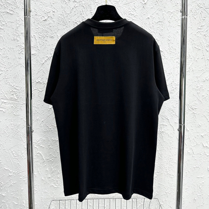 Áo Thun Unisex Tay Lỡ In Chữ Dập Vân Nổi Chất Liệu Cotton Thấm Hút Mô Hôi 2023 | BigBuy360 - bigbuy360.vn