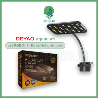 Đèn Deyao CF01/CF02 - Chip led RGB 3 in 1 - Đỏ Cá Không Đỏ Nước - Sử Dụng Cho Bể Cá Cảnh, Thủy Sinh