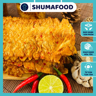 Mực cán tẩm gia vị nha trang SHUMAFOOD dày cơm dai ngon ngọt hậu 200g