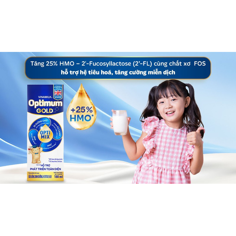 Thùng 48 hộp sữa bột pha sẵn Optimum Gold 180ml