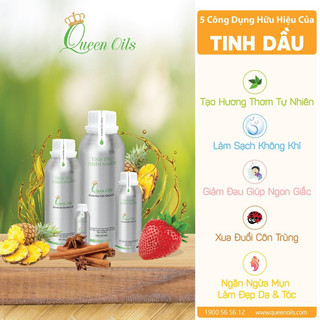 [GIÁ SỈ] Tinh dầu Sả Chanh 1000ml (1 Lít) Queen Oils - Nguyên chất 100% Natural an toàn, tiện lợi và tiết kiệm
