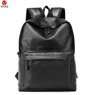  Balo da pu nam nữ GENBAG balo ulzzang chống nước trơn đi học đi chơi basic thời trang hàn quốc BL291 