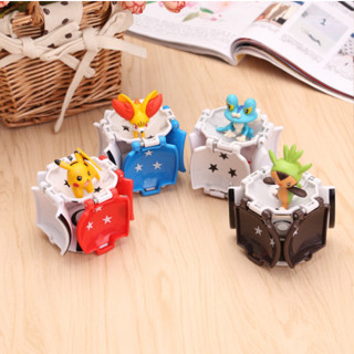  Mô Hình 4 Quả Cầu Pokemon Tự Động Ném Thú Đồ Chơi Giải Trí Bộ Sưu Tập Dành Cho Bé 