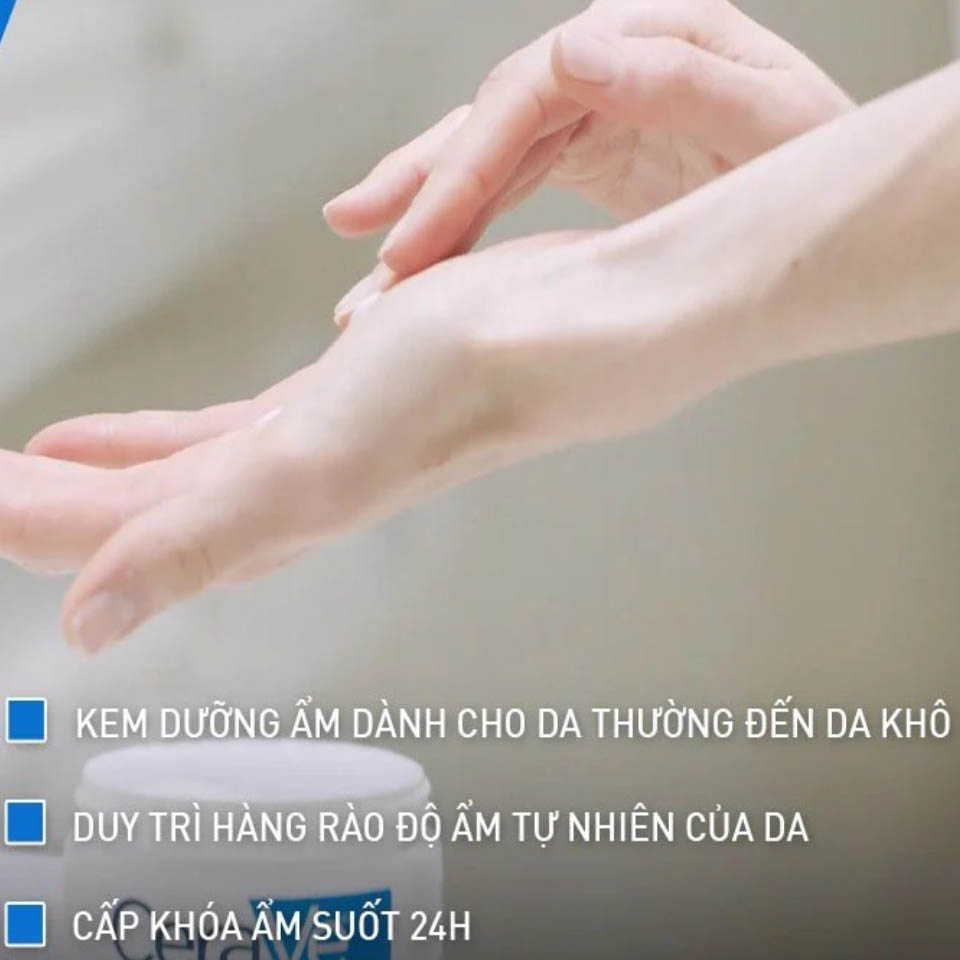 Kem dưỡng ẩm toàn thân dành cho da thường,da khô CeraVe Moisturising Cream 50g