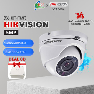 Camera analog Hikvision DS-2CE 56H0T-ITMF bán cầu, HDTVI độ phân giải 5MP