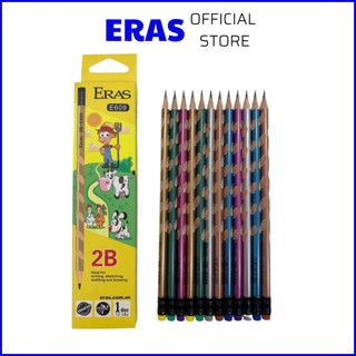 Bút Chì gỗ 2B Định Vị 3 Cạnh Eras E609