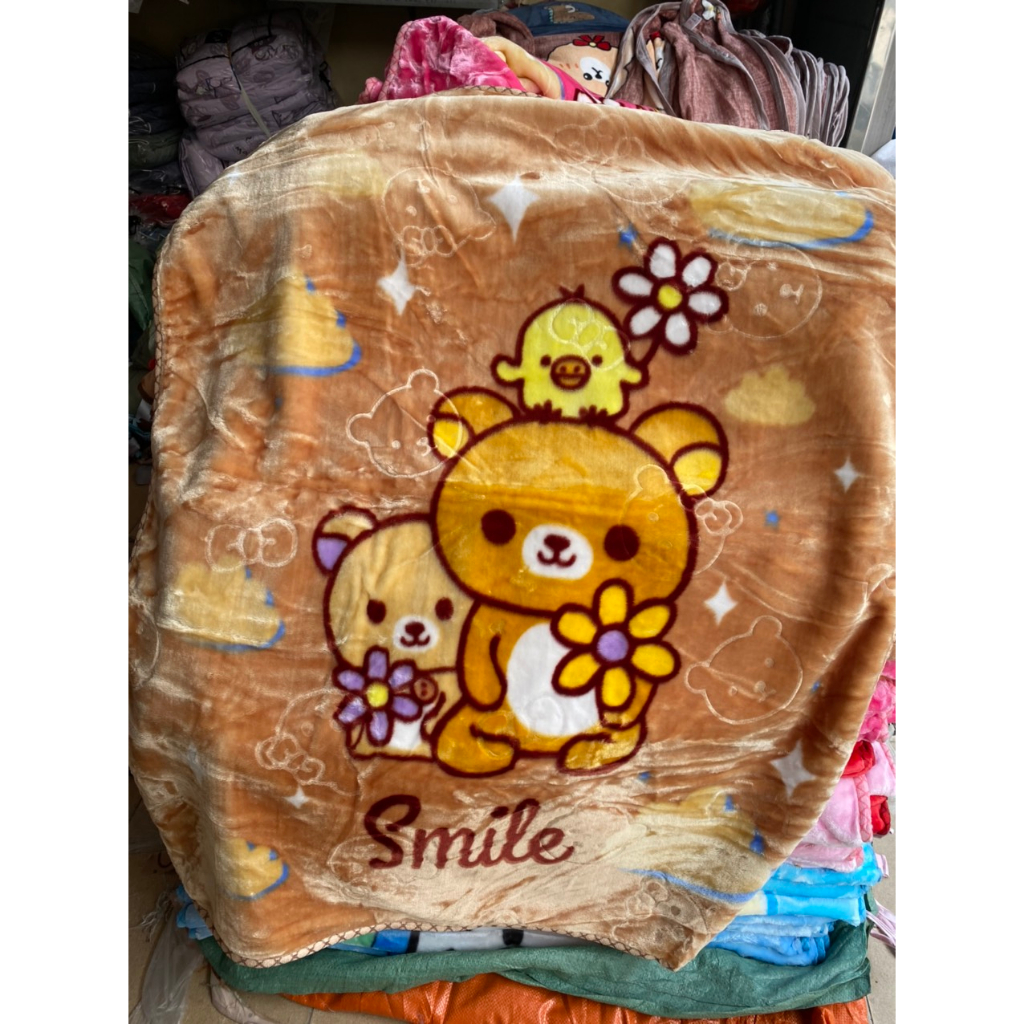 Chăn Lông Tuyết Trẻ Em Cho Bé 2 Lớp Dày Cực Ấm  Mang Đi Học Màu Sắc Sinh Động