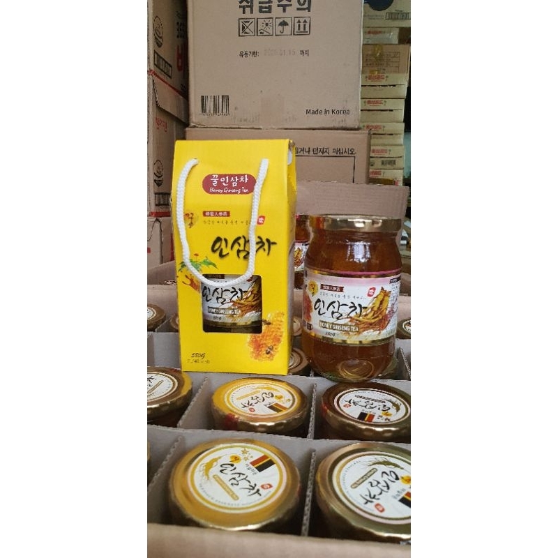 Sâm Ngâm Mật Ong Hàn Quốc Hũ 580g