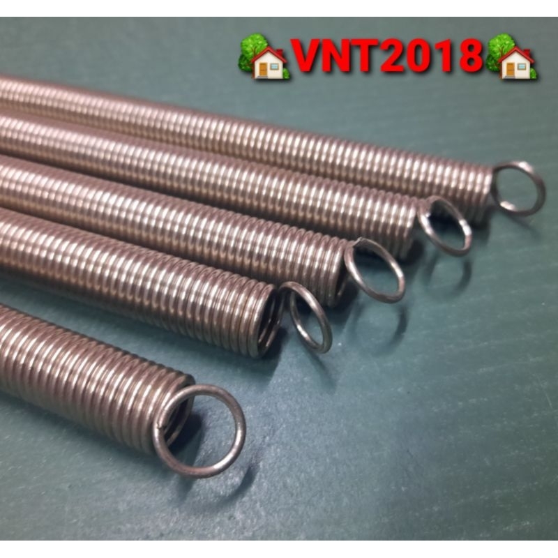 Lò xo kéo inox phi 13 dài 175mm sợi 1.5mm