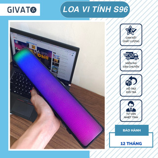 Loa Vi Tính Tích Hợp Bluetooth SADA S96 PLUS Đa Năng Cao Cấp Có Dây Cắm Jack 3.5 Và USB Tương Thích Đa Nền Tảng