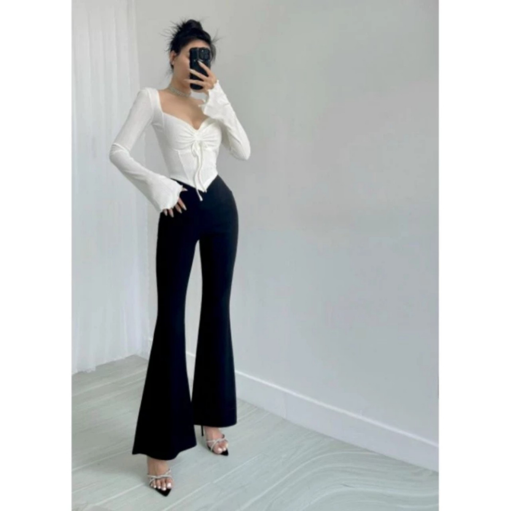 Áo thun tăm dài tay RUÁT NGỰC VẠT NHỌN