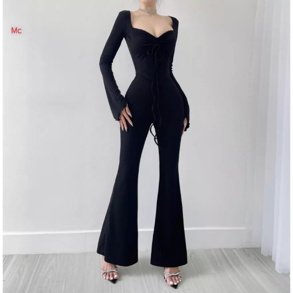 Áo thun tăm dài tay RUÁT NGỰC VẠT NHỌN