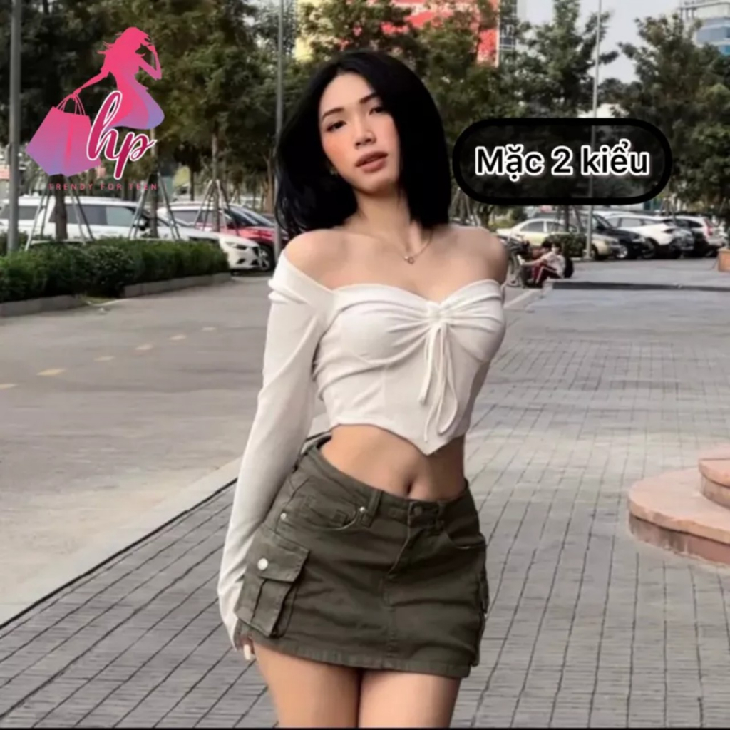 Áo thun tăm dài tay RUÁT NGỰC VẠT NHỌN