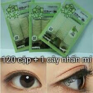 Hộp 120 miếng dán kích mí lưới (tặng cây nhấn mí)