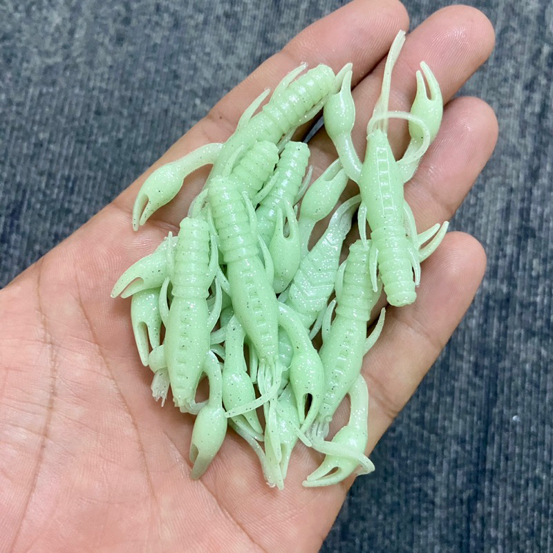 10 con mồi mềm mini SB02 , câu cá lóc , cá chẽm nhát