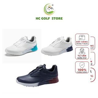 Giày golf nam mẫu mới Giày thể thao da bò chống thấm nước chống trơn trượt - HC GOLF