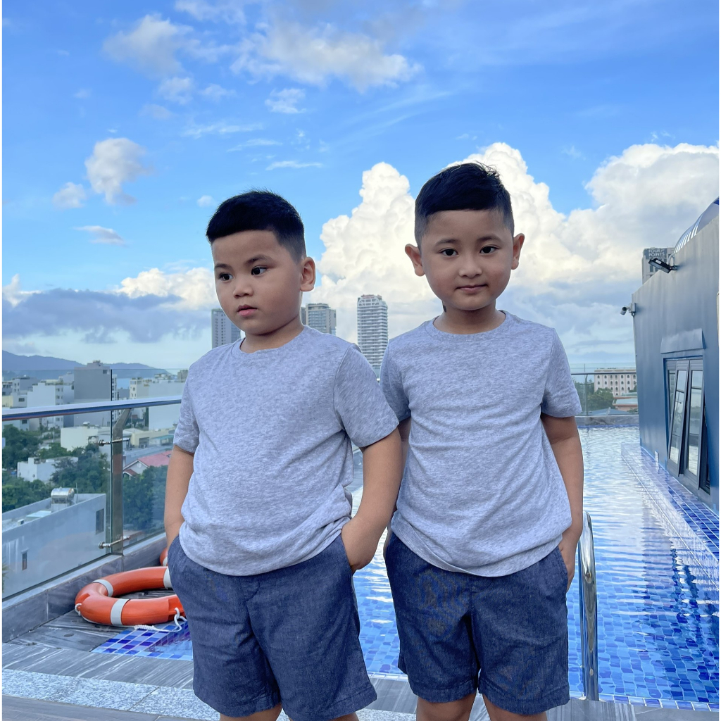 Quần short đùi bé trai size đại chất kaki Dragon Kids
