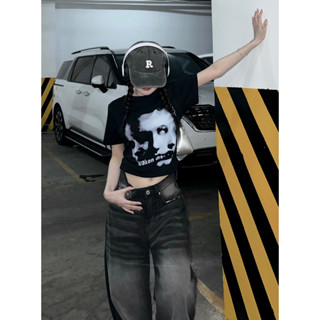 Áo Thun Nữ Baby Tee "The face" - Kraken Drk [100% cotton 2 chiều]