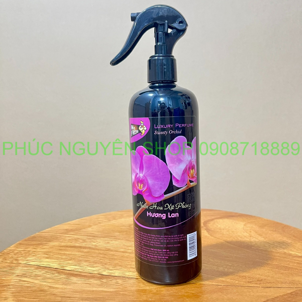 Nước hoa xịt phòng Mr Fresh 500ml - 7 mùi lựa chọn