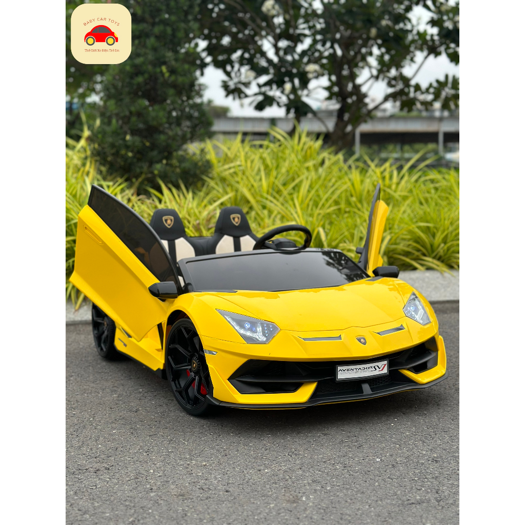 Xe điện trẻ em Lamborghini Aventador bản quyền Drift xoay 360 độ cực đỉnh [Hỏa Tốc HCM]