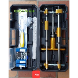 Bộ cữ đục ổ khóa cửa gỗ cao cấp, bộ khoan khóa cửa_tặng ngay 3 mũi khoan.
