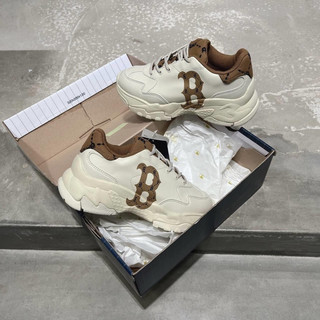 Giày ml.b chunky monogram new gót nâu lai au sc