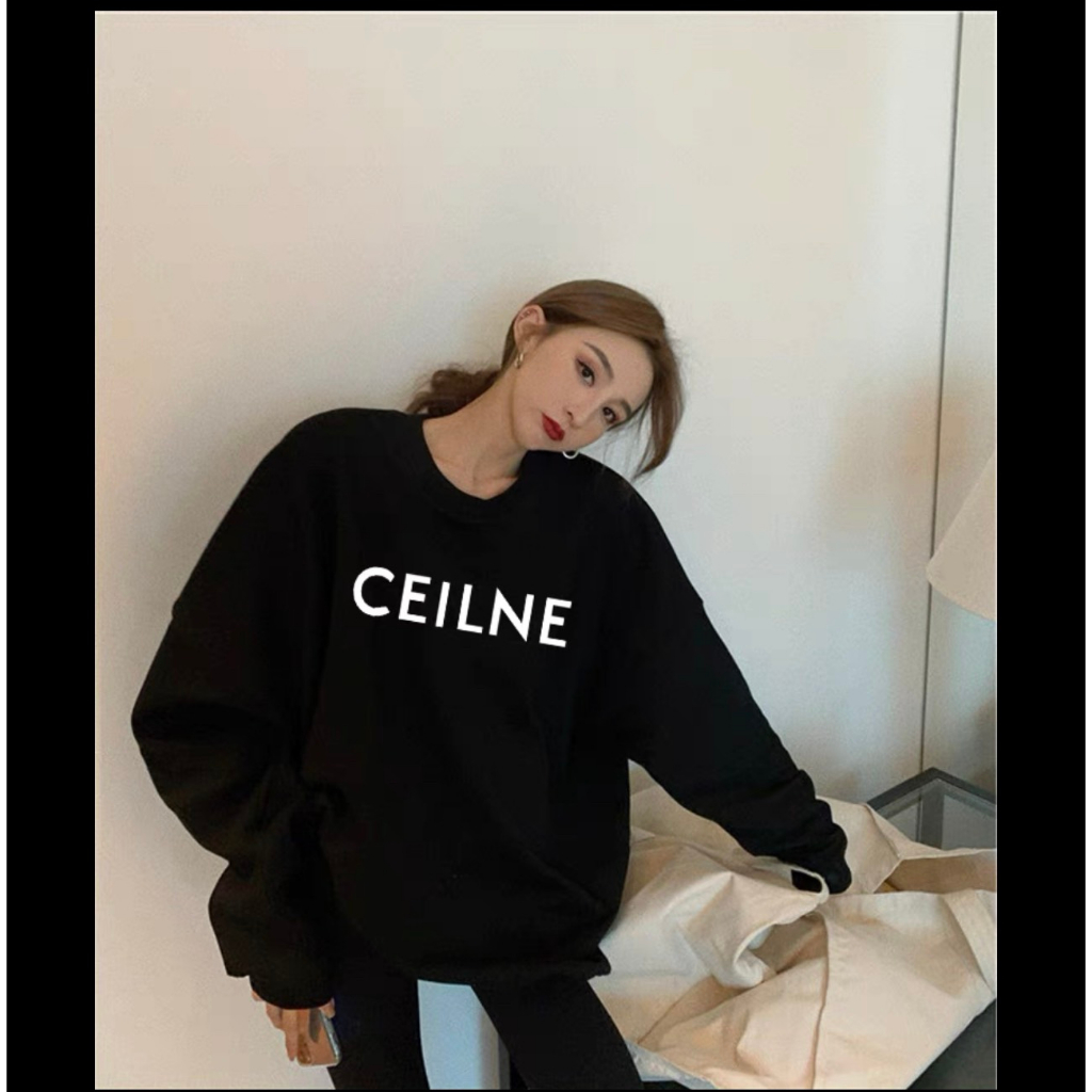 Áo sweater CEILNE chính hãng khoác nỉ cao cấp unisex, Áo swt CEILNE nam nữ form rộng Hight Bar store