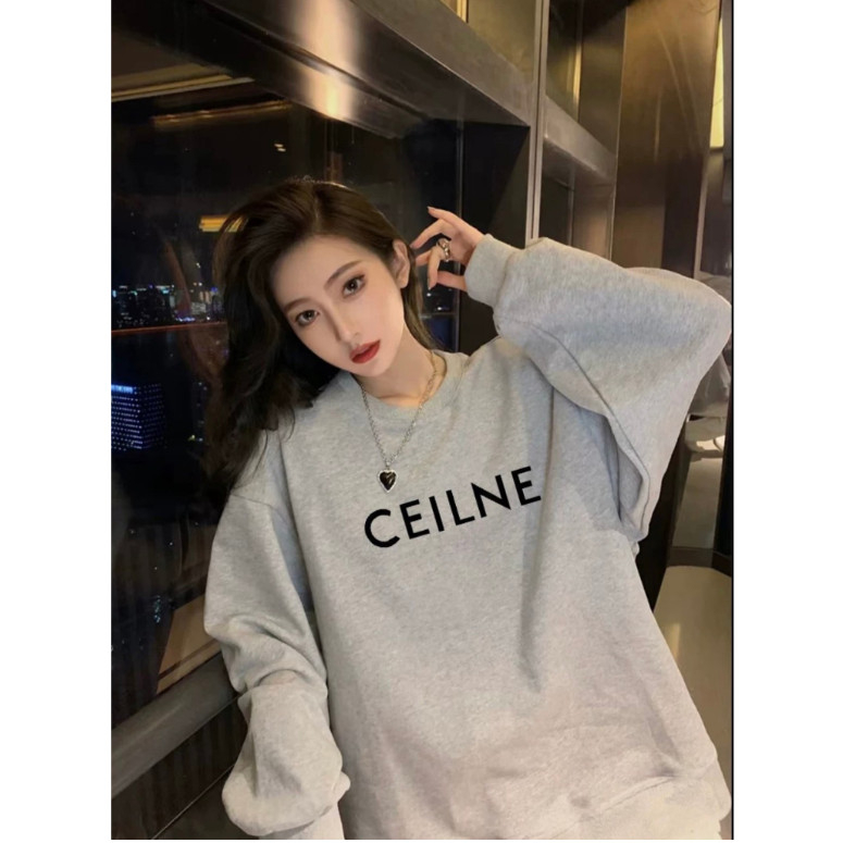 Áo sweater CEILNE chính hãng khoác nỉ cao cấp unisex, Áo swt CEILNE nam nữ form rộng Hight Bar store