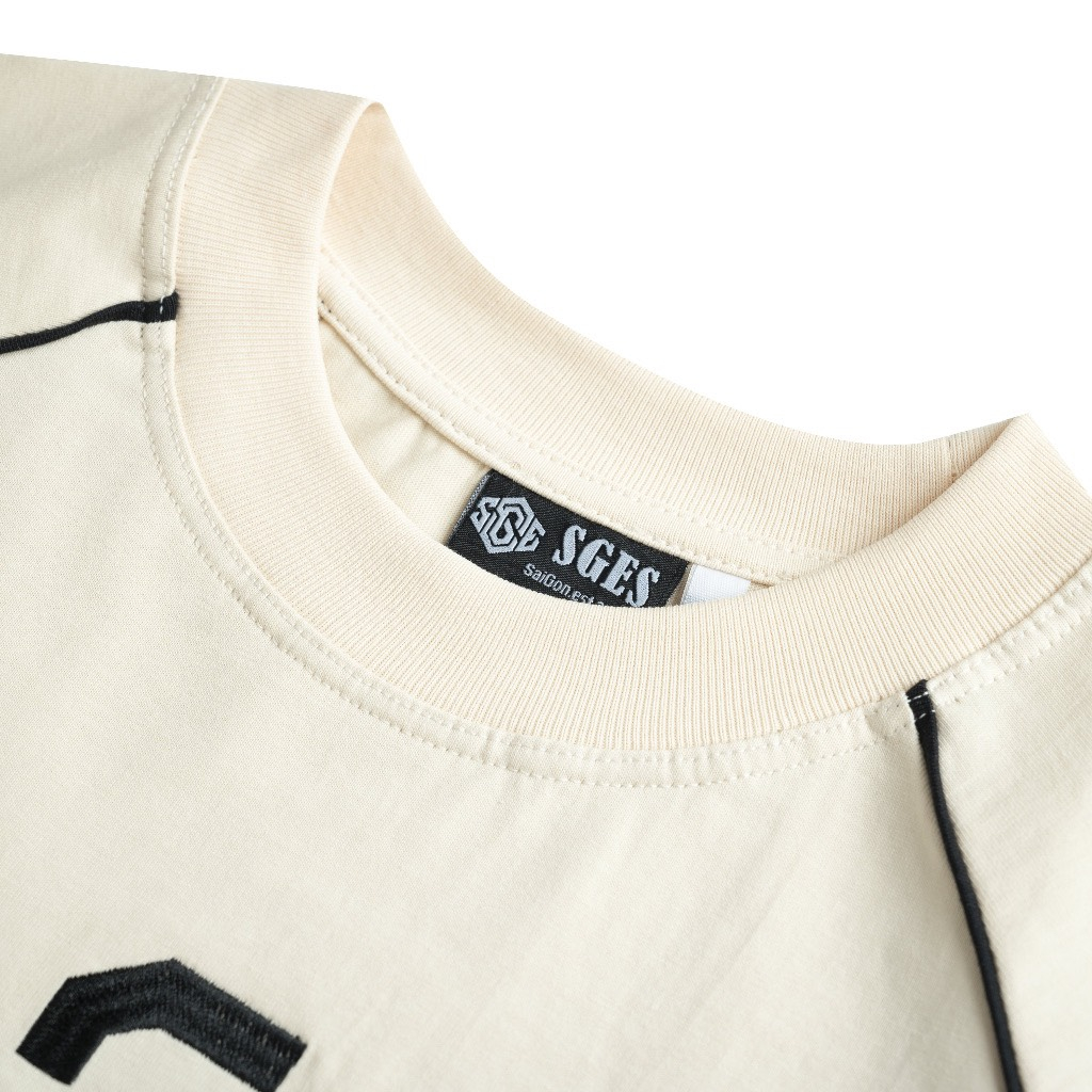 Áo Thun Raglan SAIGONESE Cotton Phối Line Unisex 4 Màu-AP2023