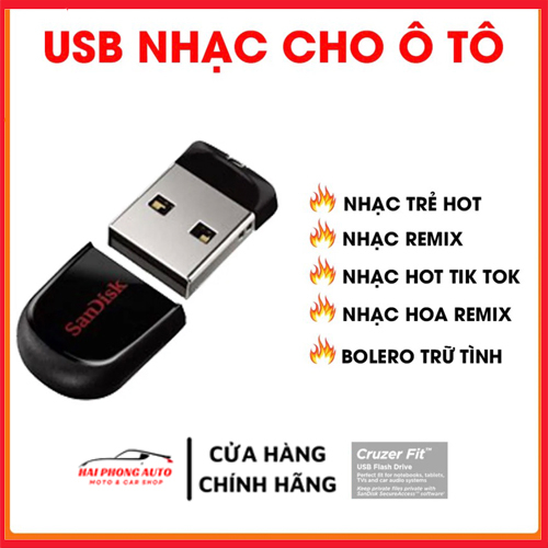 USB Ô tô Nhạc Hình + Nhạc Tiếng 32Gb Chính Hãng Danh cho Ô tô, Xe hơi Cực Chất - Bảo hành 5 năm FreeShip