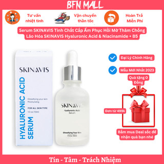 Serum SKINAVIS Tinh Chất Cấp Ẩm Phục Hồi Mờ Thâm Chống Lão Hóa SKINAVIS Hyaluronic Acid & Niacinamide + B5