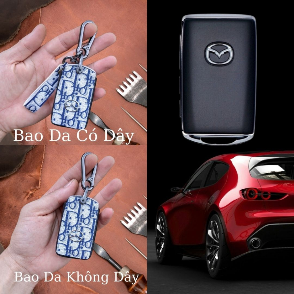 Bao Da Chìa Khóa Mazda CX-5 2023 ,Mazda cx30,Mazda cx3,Bọc Chìa Khóa Mazda 3