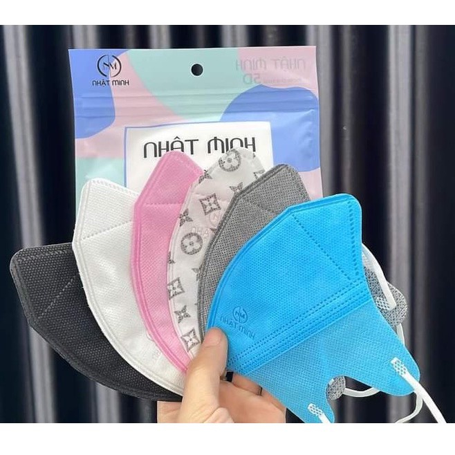 Thùng 200 chiếc Khẩu trang 5D MASK NHẬT MINH