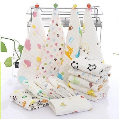 Set 10 Khăn Xô Sữa sợi tre 1 túi nhiều họa tiết Cho Bé Trai/ Bé Gái