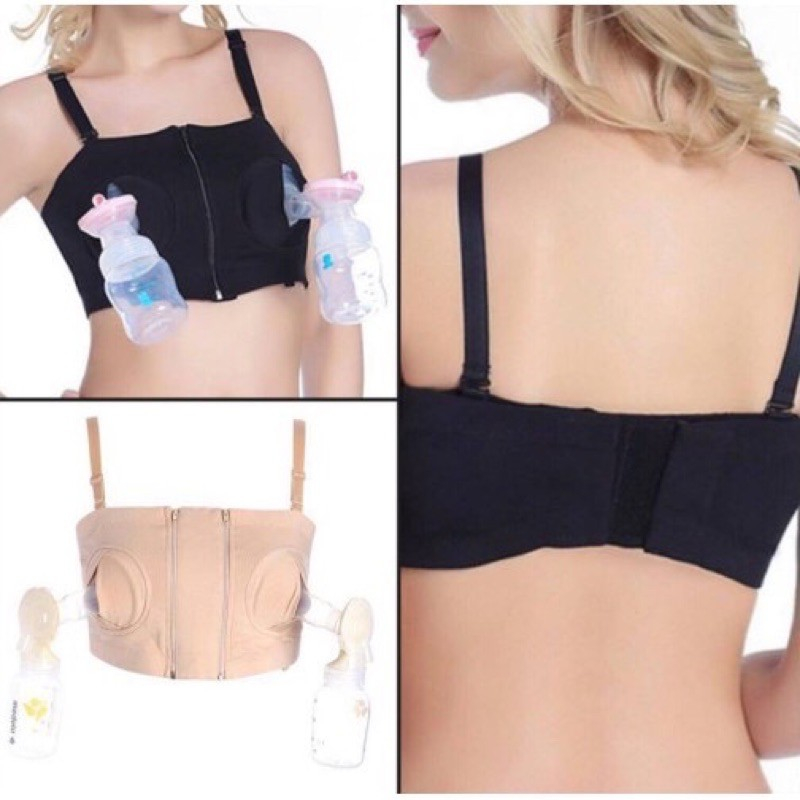 Áo hút sữa rảnh tay cao cấp có dây đeo chất vải 100% cotton xịn co dãn tốt tùy chỉnh Size