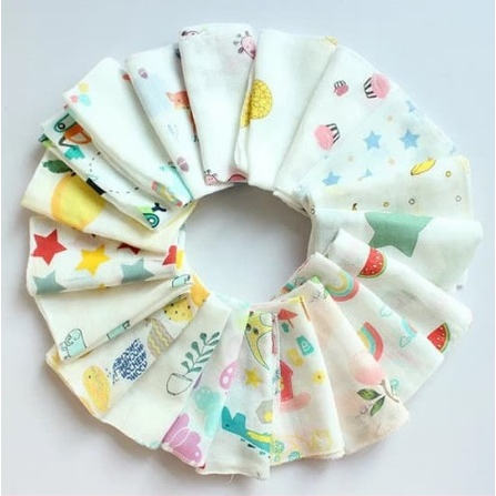 Set 10 Khăn Xô Sữa sợi tre 1 túi nhiều họa tiết Cho Bé Trai/ Bé Gái