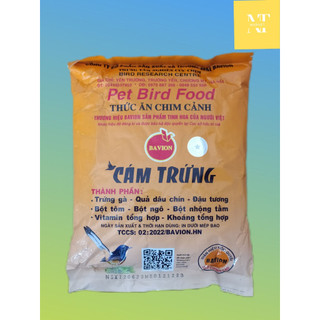 Cám trứng BAVION loại tem - thức ăn nuôi chim cảnh gói 500g