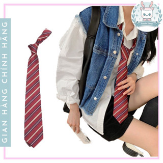 Cà vạt nơ JK tự thắt bản to 8CM - Cà vạt đồng phục nam nữ học sinh Nhật Bản, Hàn Quốc Annieshop