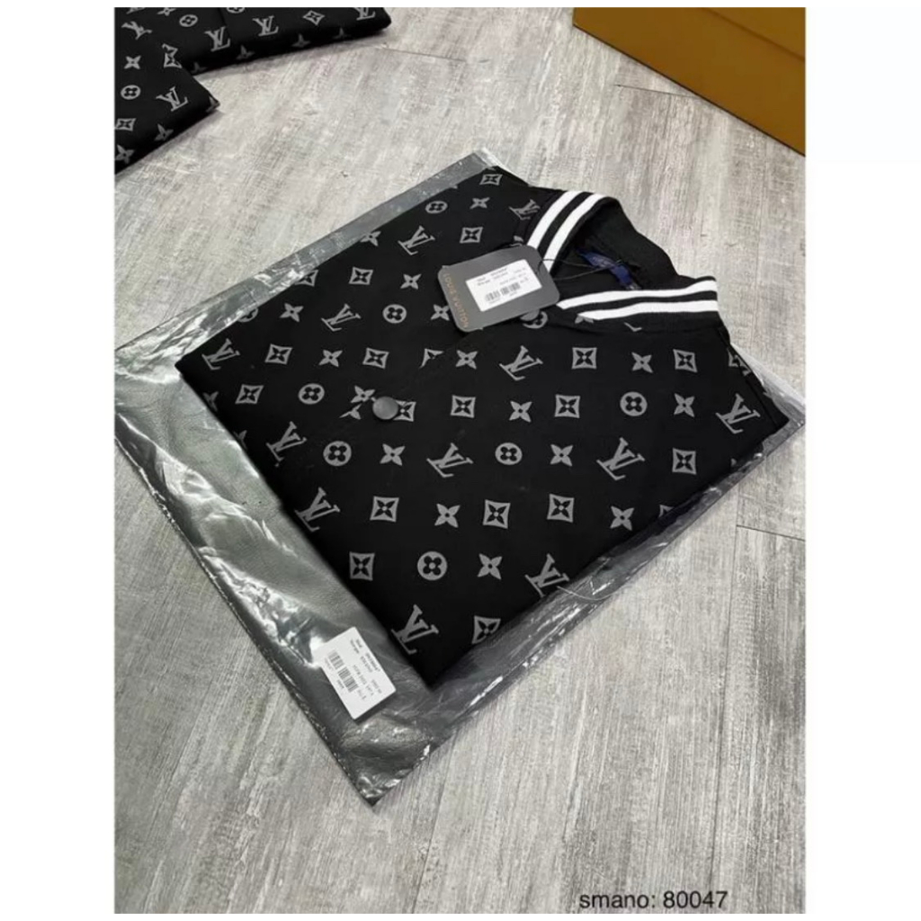 Áo khoác bomber lv nam nữ chất nỉ dày dặn-bomber lv in nhiệt toàn thân phong cách boy phố