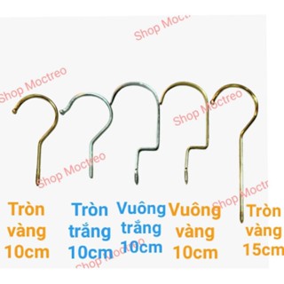 Combo 10 cái Đầu móc treo móc quần áo