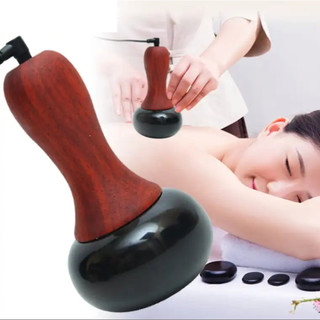 Máy Massage Gua Sha Chạy Điện Bằng Đá Nóng Massage Sưởi Ấm Lưng Thư Giãn Cơ Bắp Nâng Cơ Spa